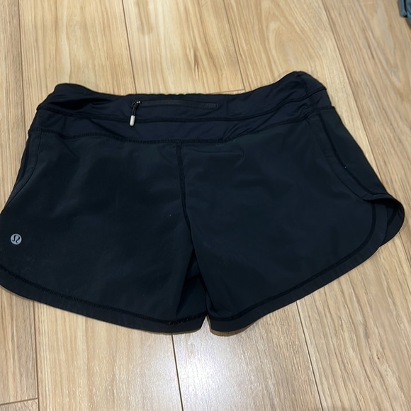 Black Lululemon shorts - Picture 2 of 3